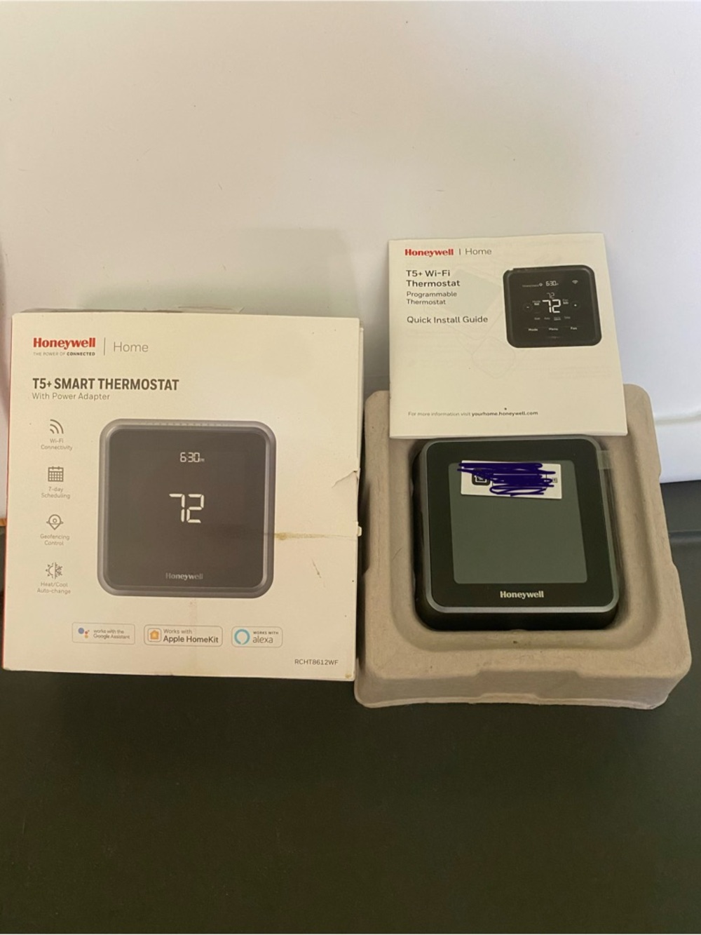 Honeywell T5 Smart Thermostat - Black